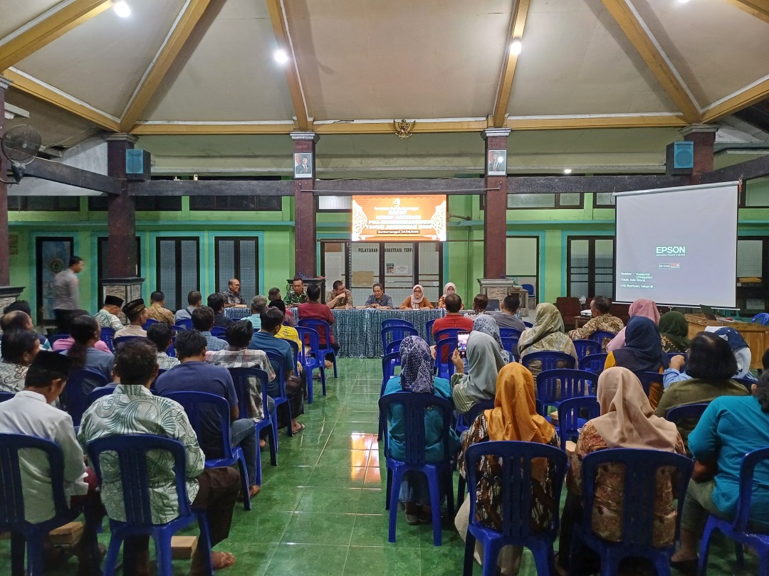 Rapat Serap Aspirasi Pra-Musrenbangdes Tahun Anggaran 2026.